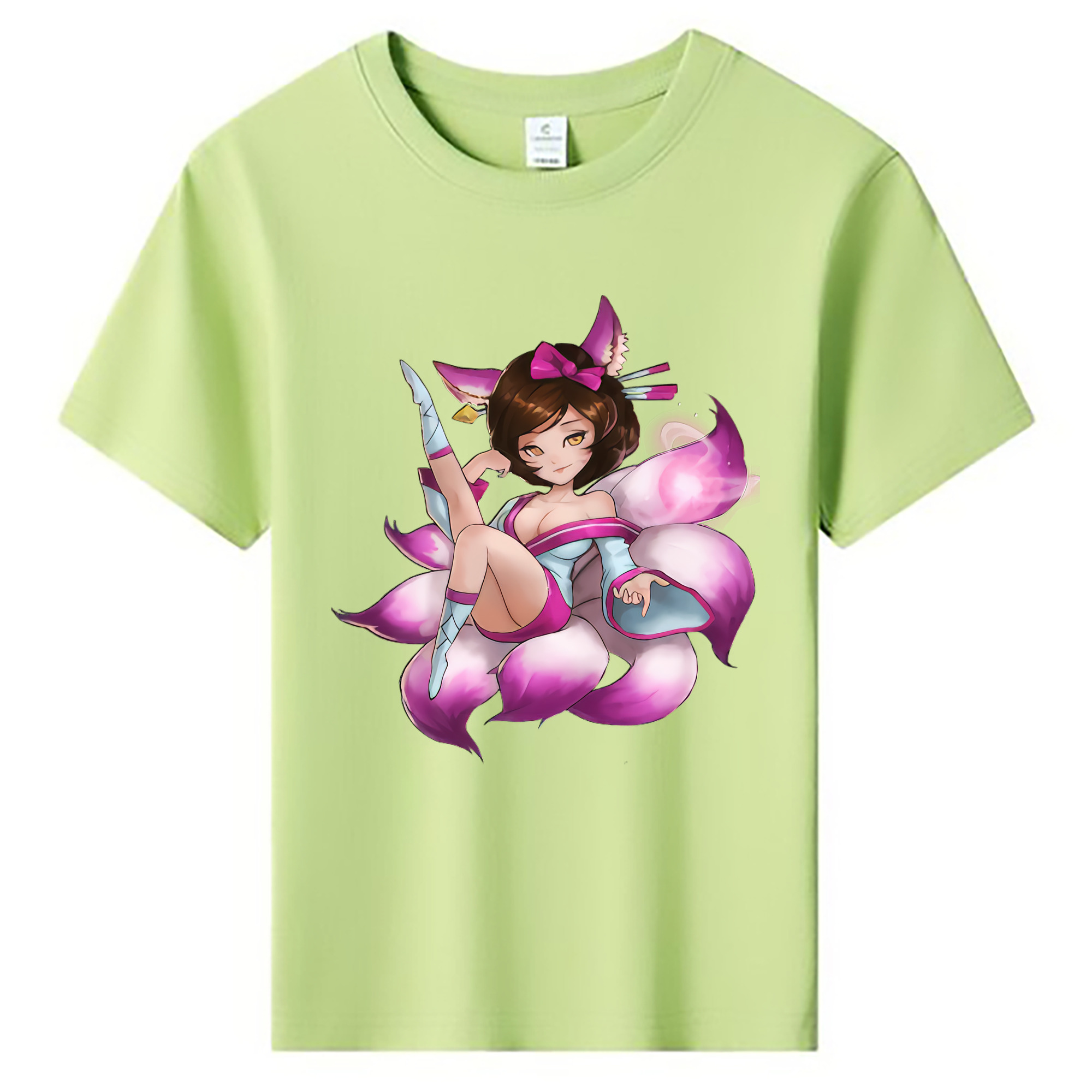 （画像用） リーグ・オブ・レジェンド League of Legends LOL 綿100％キッズTシャツ（フロントプリント）